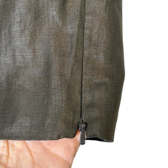 MAGASCHONI brown capri pants size Small - Picture 6 of 8